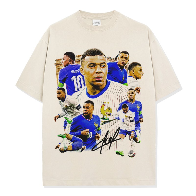 MBAPPÉ VINTAGE TEE · FLOODLIGHTS
