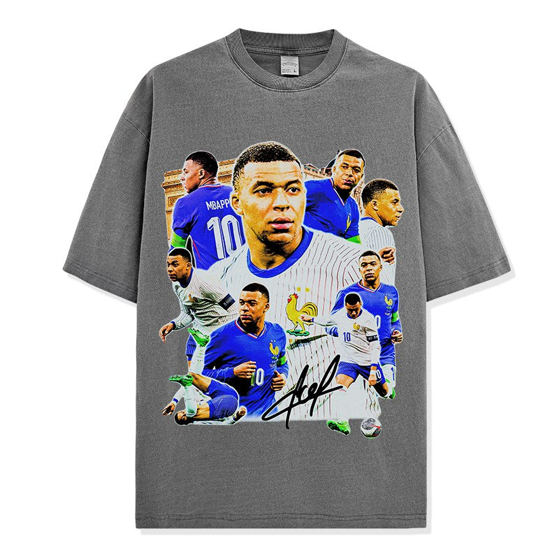 MBAPPÉ VINTAGE TEE · FLOODLIGHTS
