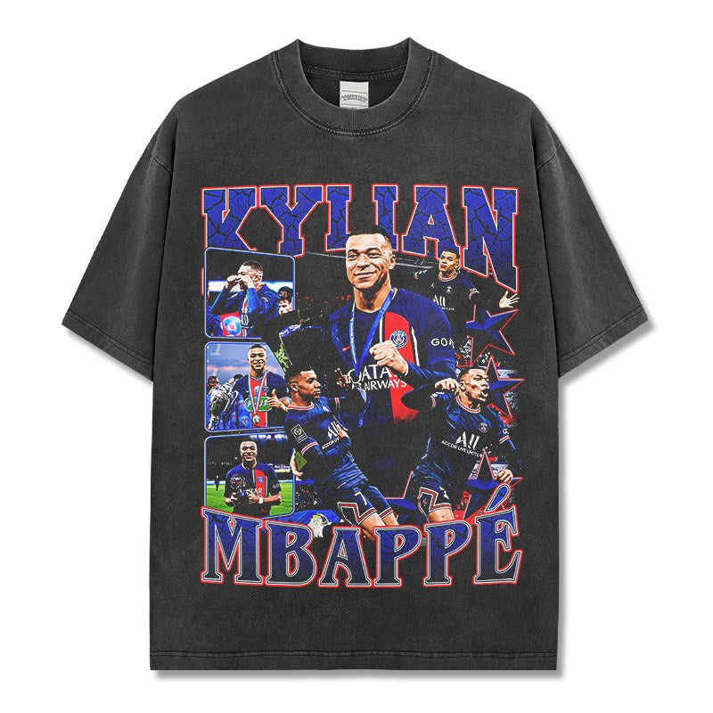 MBAPPÉ VINTAGE TEE · CURVA SUD