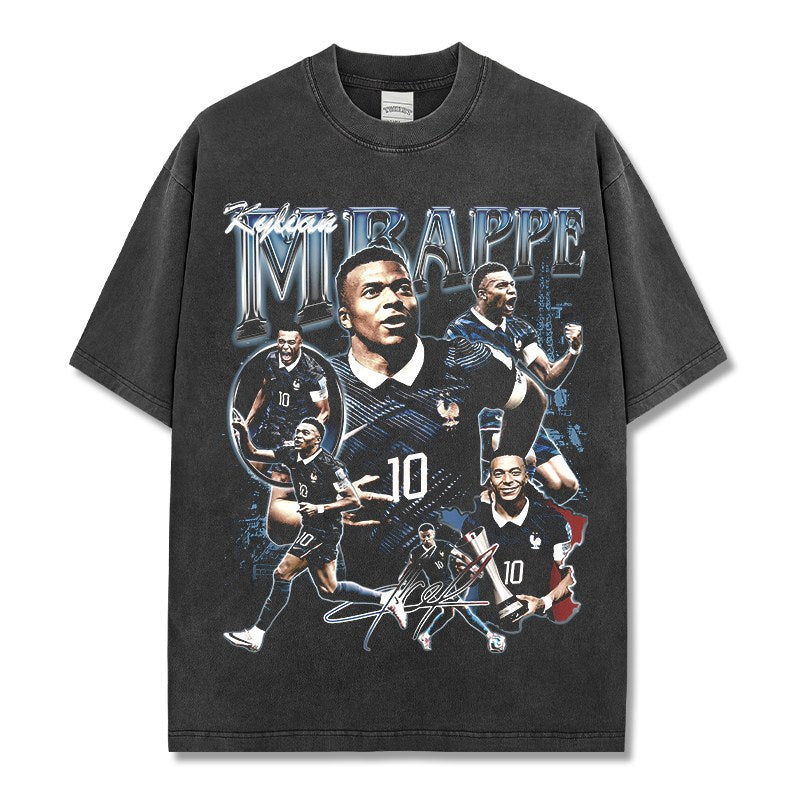 MBAPPÉ VINTAGE TEE · GOLDEN BOOT