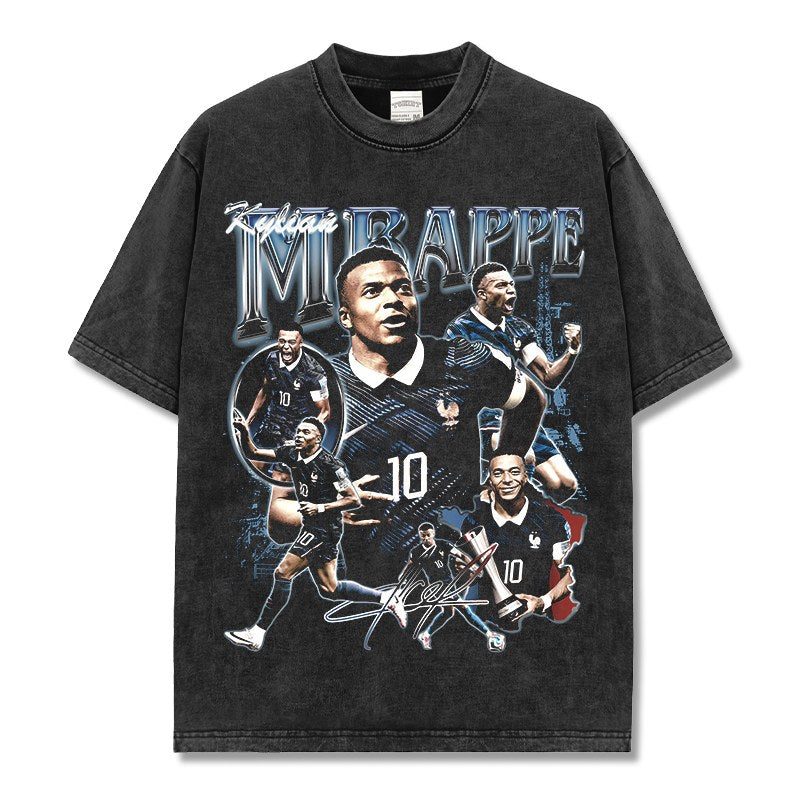 MBAPPÉ VINTAGE TEE · GOLDEN BOOT
