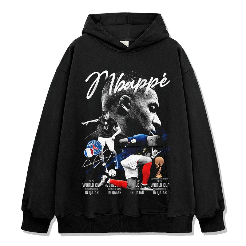 MBAPPÉ VINTAGE HOODIE · TOP BIN
