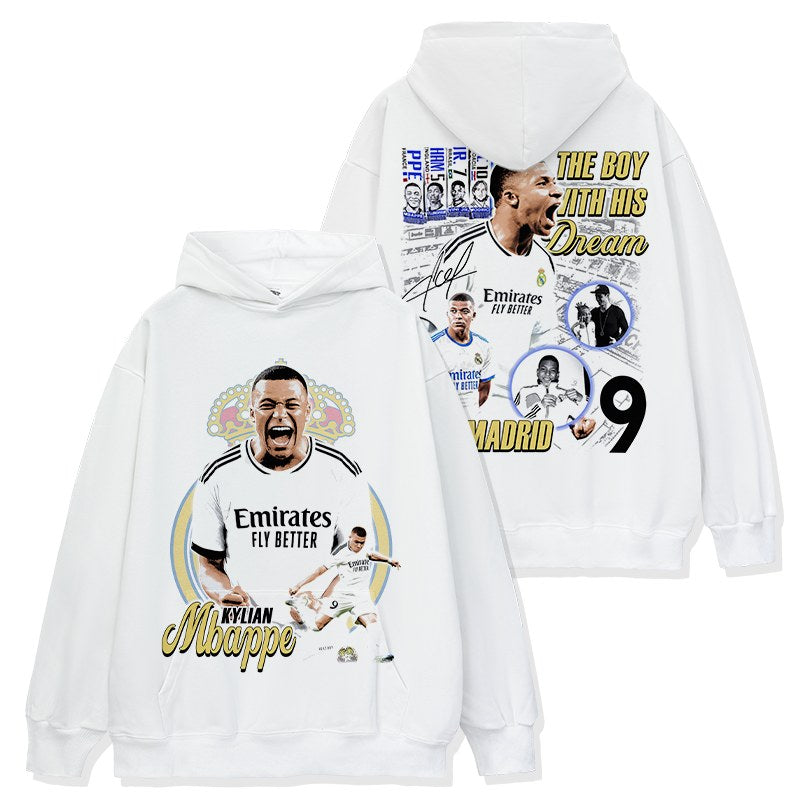 MBAPPÉ VINTAGE HOODIE · KICK OFF