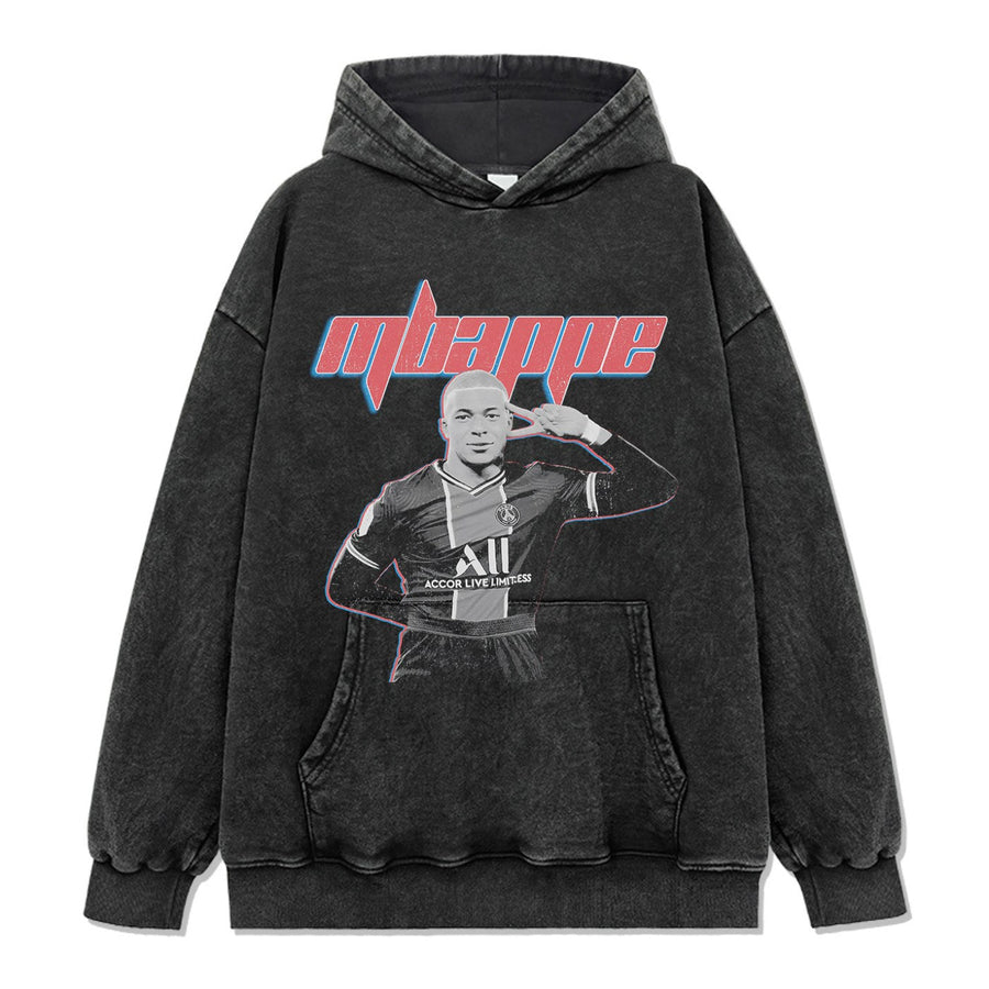 MBAPPÉ VINTAGE HOODIE · MATCHDAY