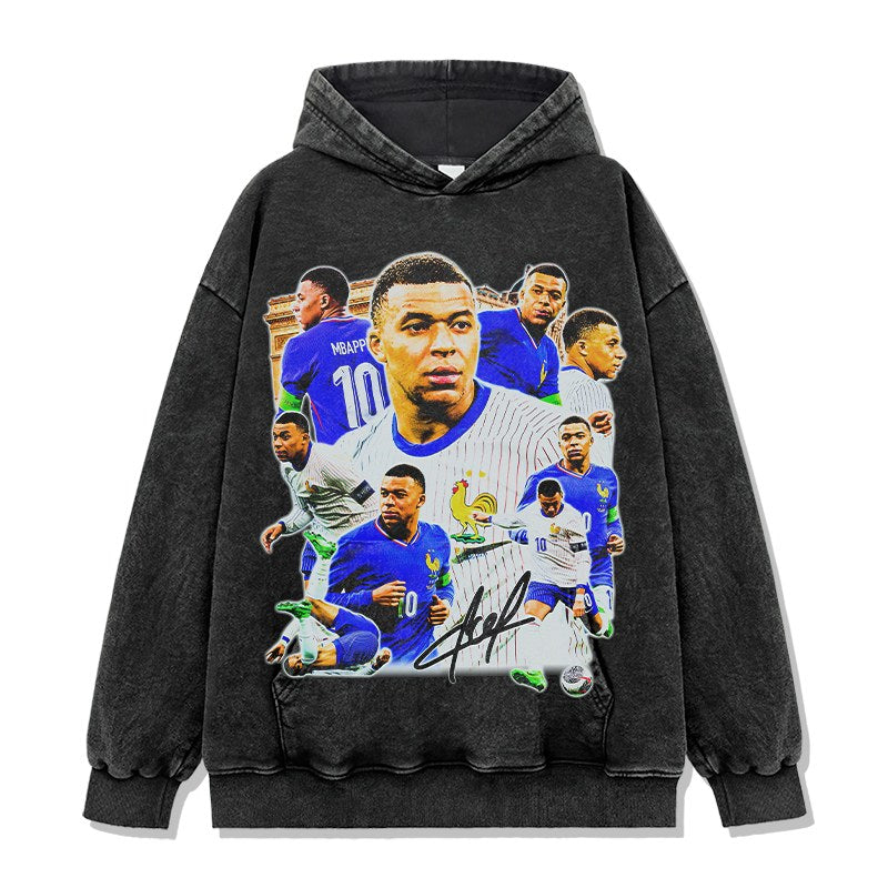 MBAPPÉ VINTAGE HOODIE · FLOODLIGHTS