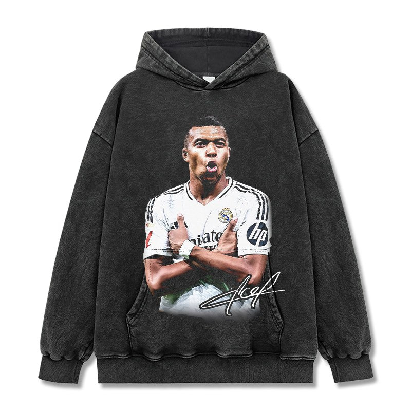 MBAPPÉ VINTAGE HOODIE · FINAL WHISTLE
