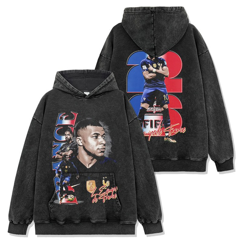 MBAPPÉ VINTAGE HOODIE · LAST MINUTE