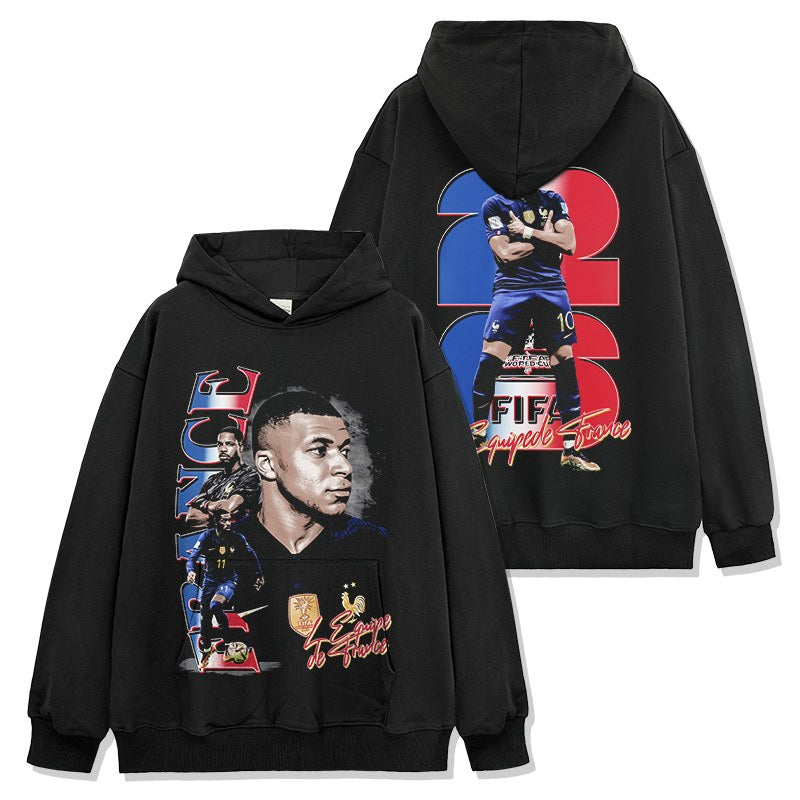 MBAPPÉ VINTAGE HOODIE · LAST MINUTE
