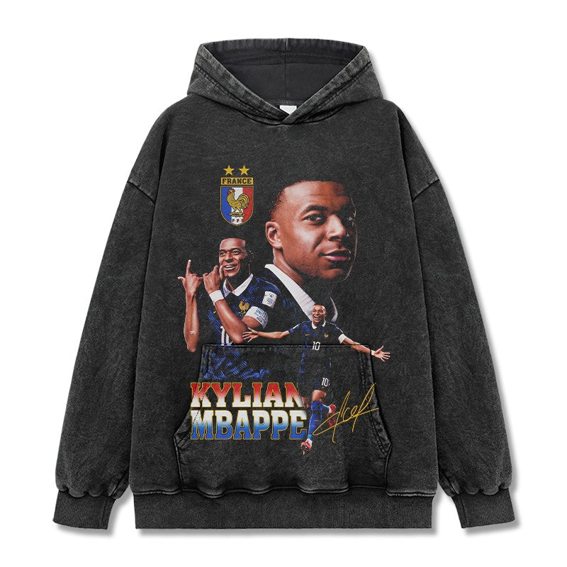 MBAPPÉ VINTAGE HOODIE · THE ROCKET
