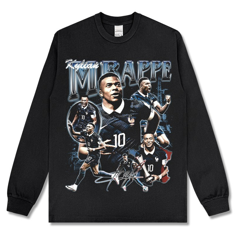 MBAPPÉ LONG SLEEVE · GOLDEN BOOT