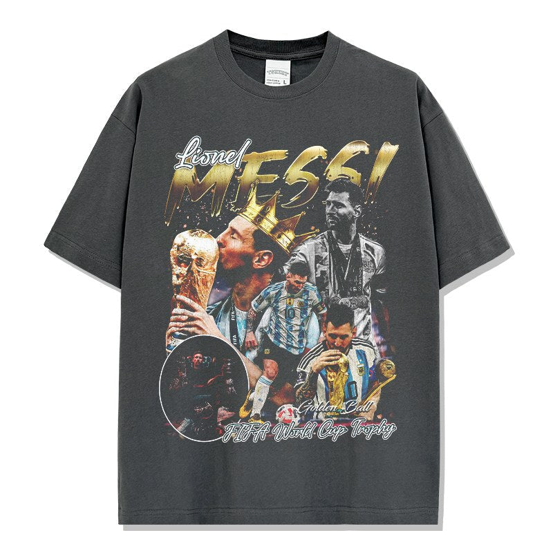 MESSI VINTAGE TEE · GOAT