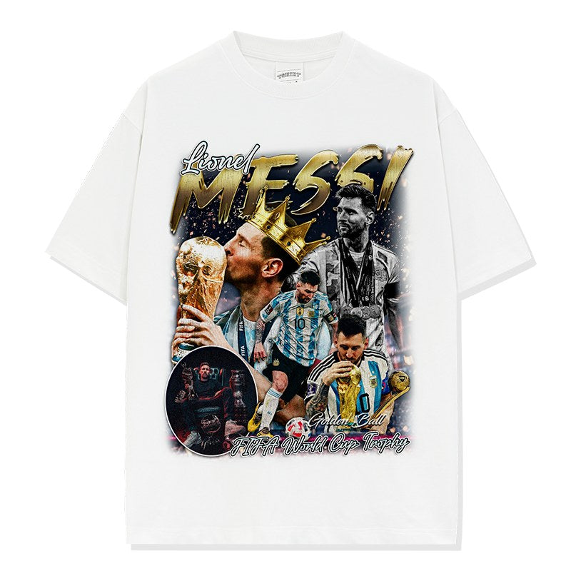 MESSI VINTAGE TEE · GOAT