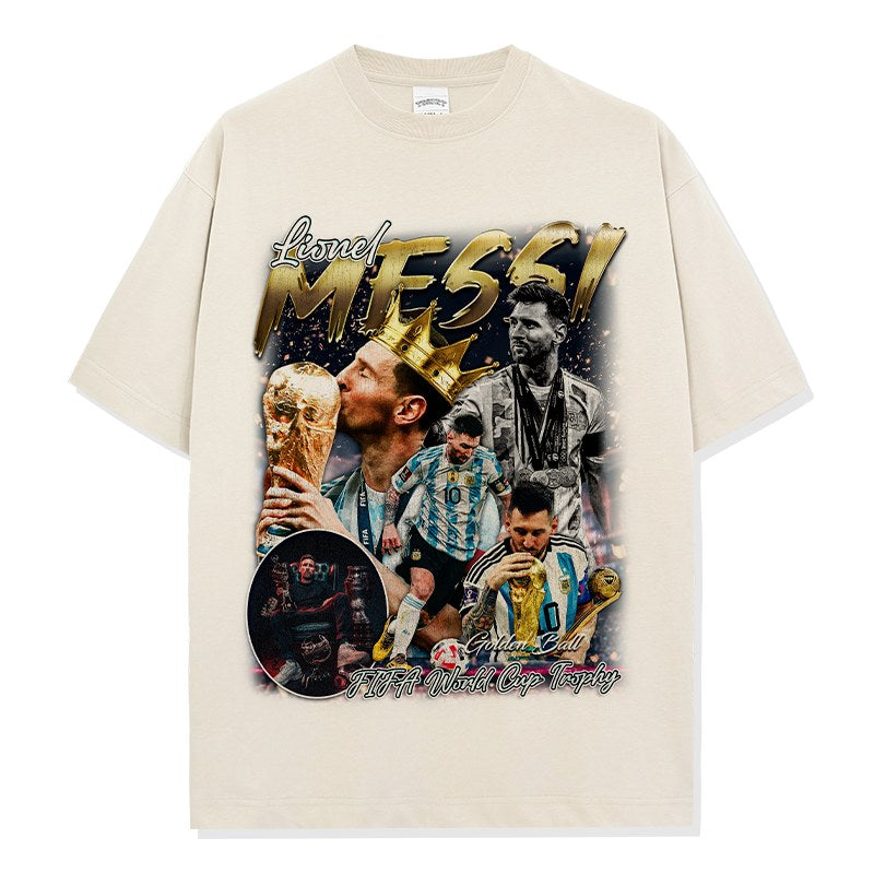 MESSI VINTAGE TEE · GOAT