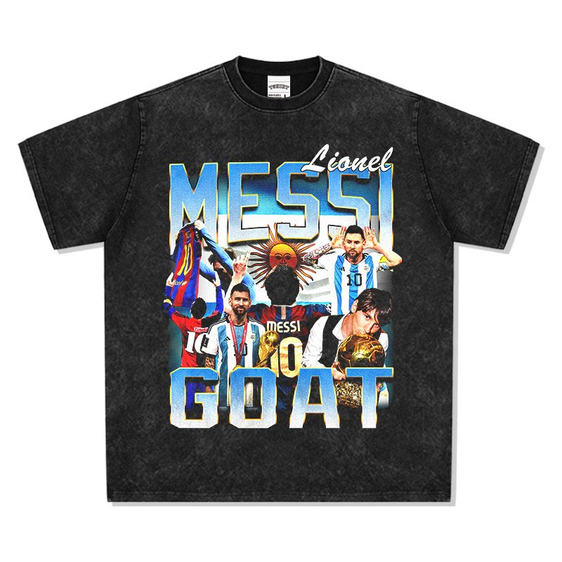 MESSI VINTAGE TEE · STEPOVER