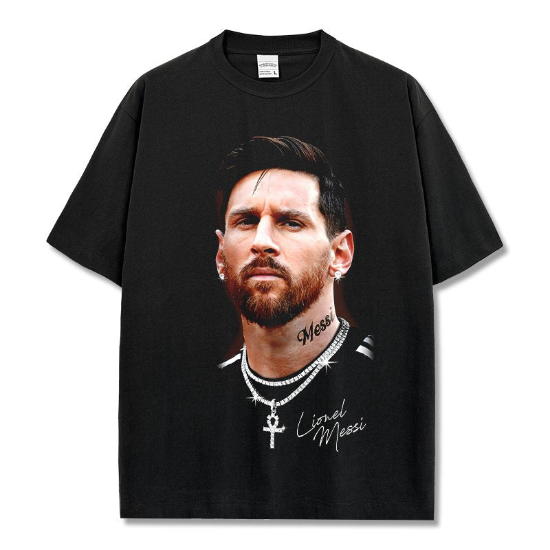 MESSI VINTAGE TEE · INJURY TIME