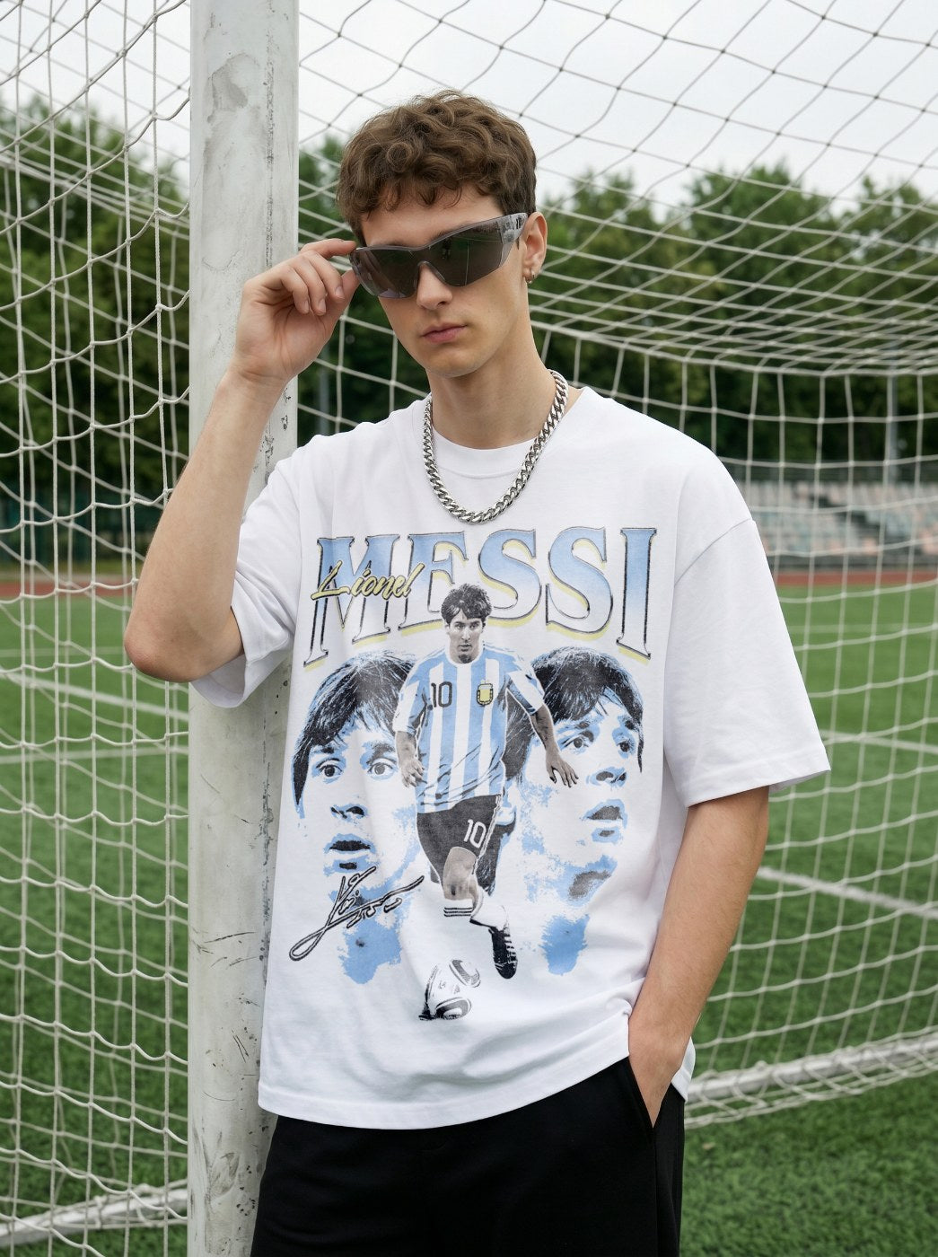 MESSI VINTAGE TEE · KICK OFF