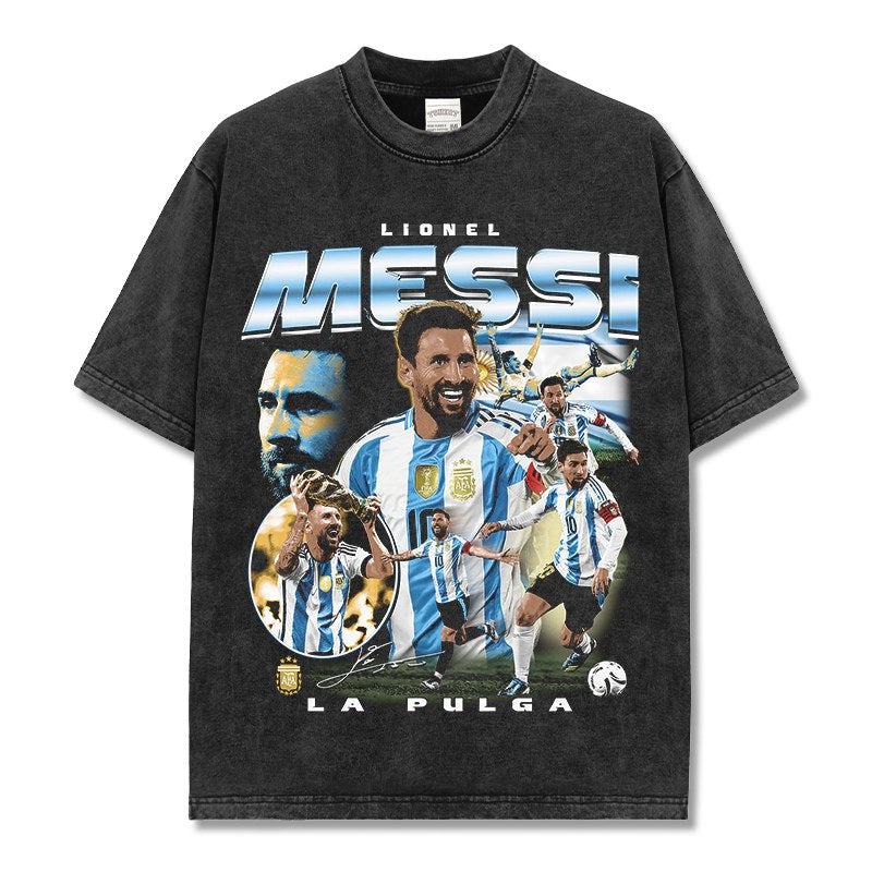 MESSI VINTAGE TEE · FLOODLIGHTS