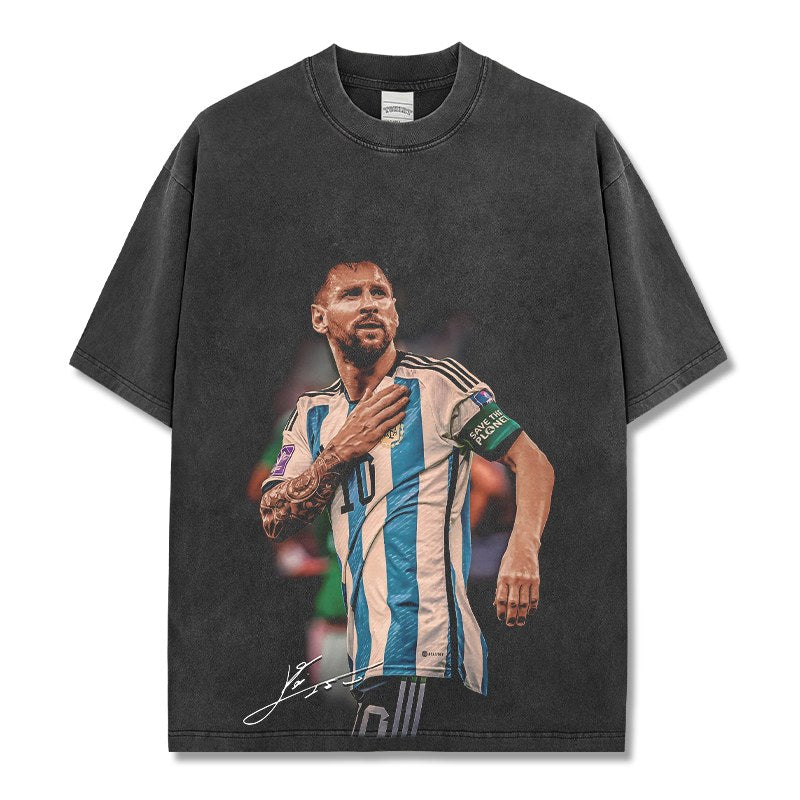 MESSI VINTAGE TEE · AWAY DAYS
