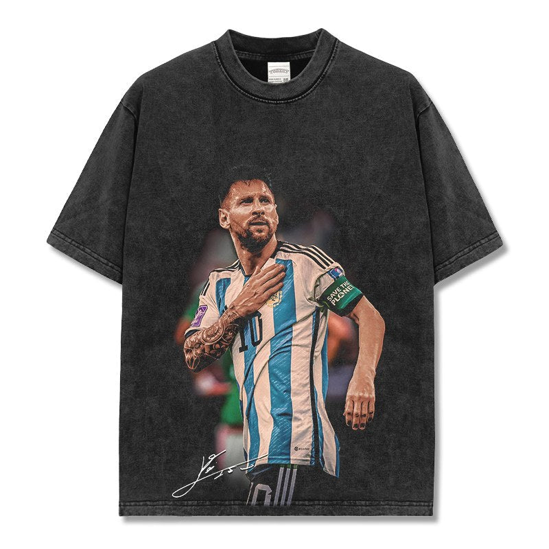 MESSI VINTAGE TEE · AWAY DAYS