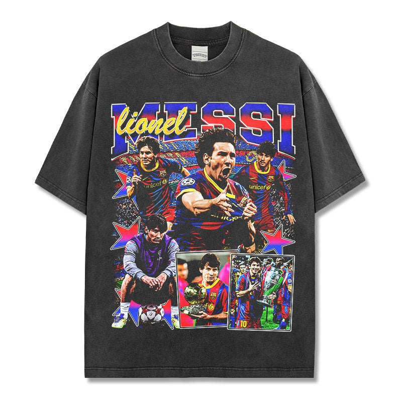 MESSI VINTAGE TEE · DERBY DAY