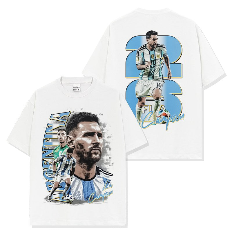 MESSI VINTAGE TEE · FINAL WHISTLE