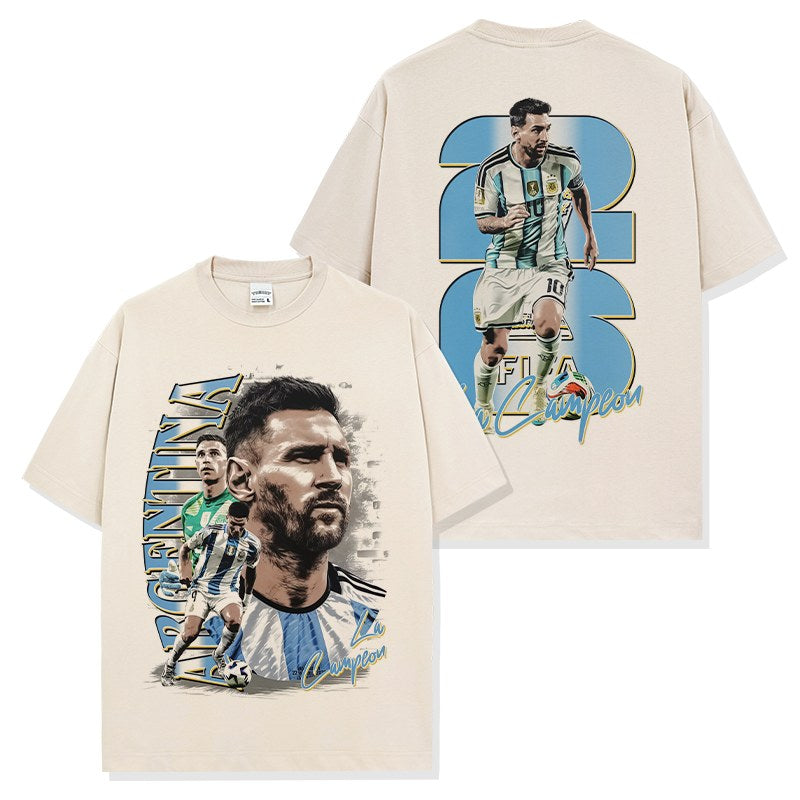 MESSI VINTAGE TEE · FINAL WHISTLE