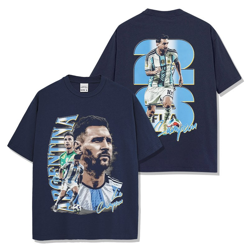 MESSI VINTAGE TEE · FINAL WHISTLE