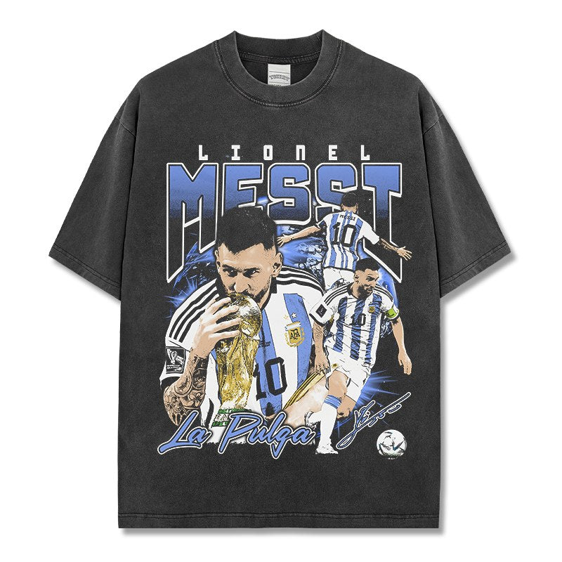 MESSI VINTAGE TEE · NIGHT GAME