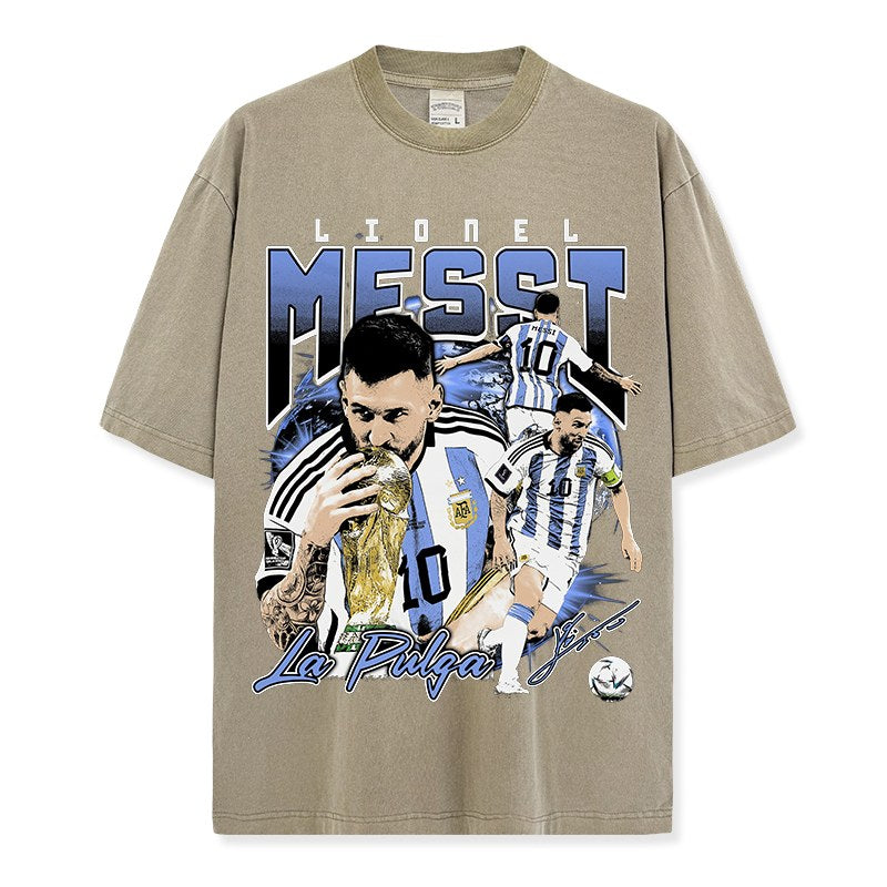 MESSI VINTAGE TEE · NIGHT GAME
