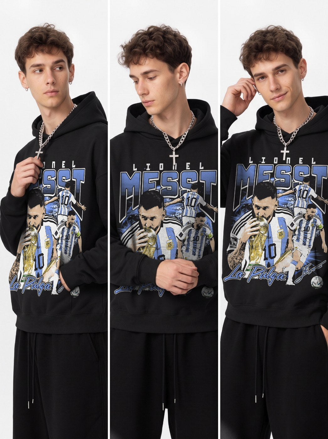 MESSI VINTAGE TEE · NIGHT GAME