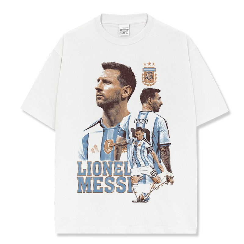 MESSI VINTAGE TEE · ALBICELESTE