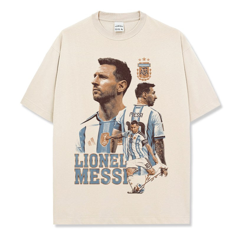 MESSI VINTAGE TEE · ALBICELESTE