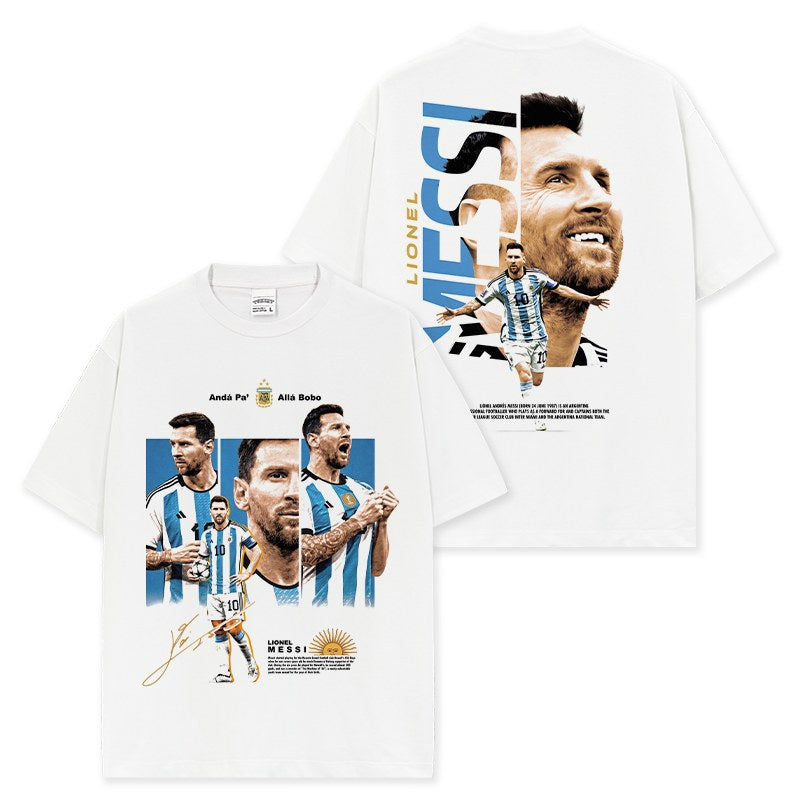 MESSI VINTAGE TEE · LA PULGA