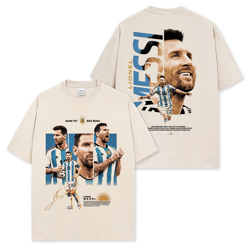 MESSI VINTAGE TEE · LA PULGA