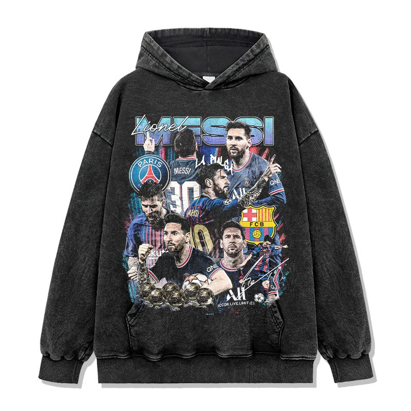 MESSI VINTAGE HOODIE · ICON