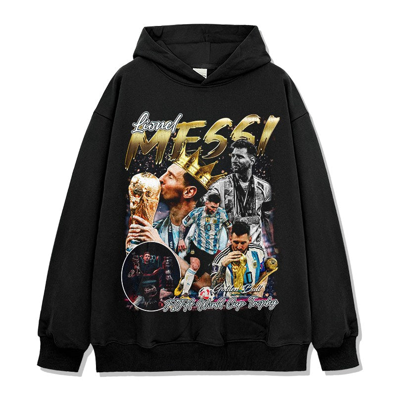 MESSI VINTAGE HOODIE · GOAT