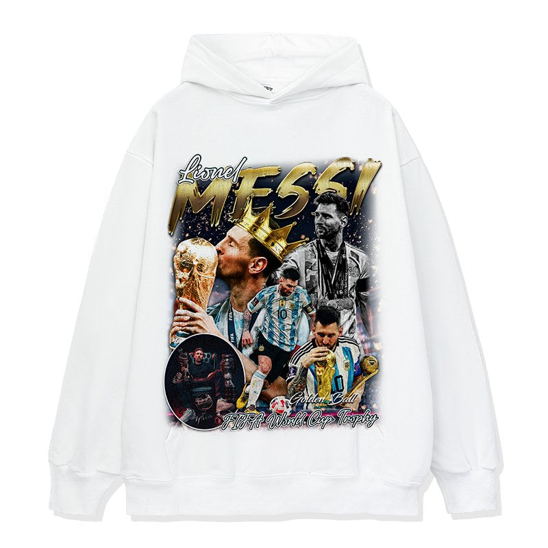 MESSI VINTAGE HOODIE · GOAT