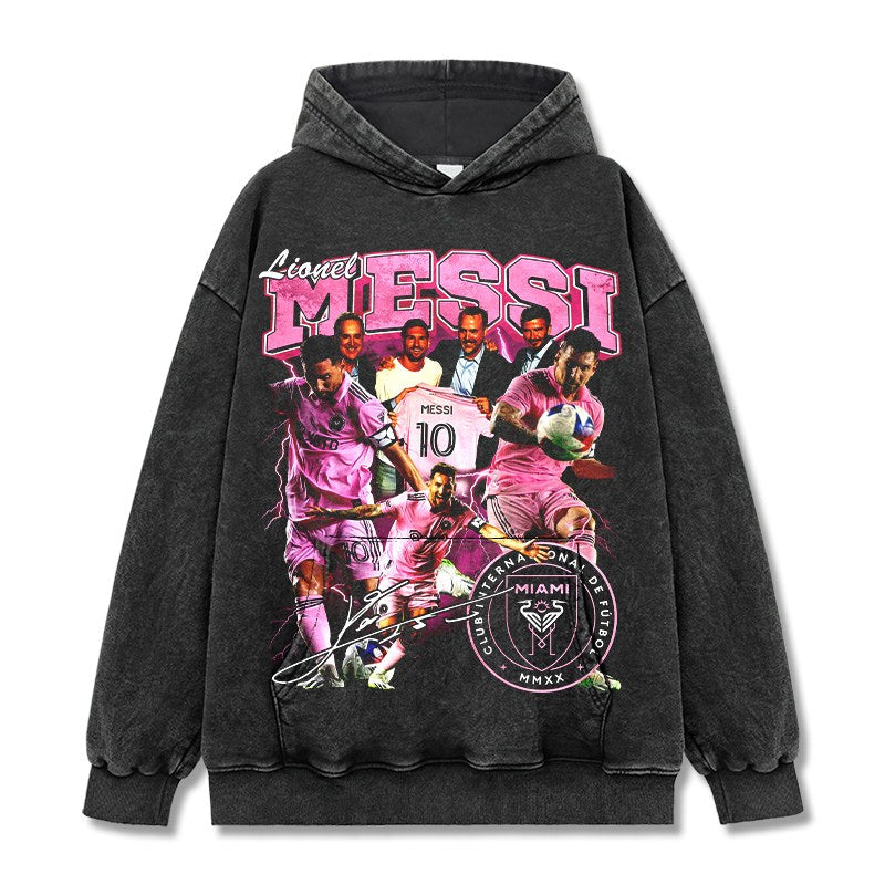 MESSI VINTAGE HOODIE · ELASTICO