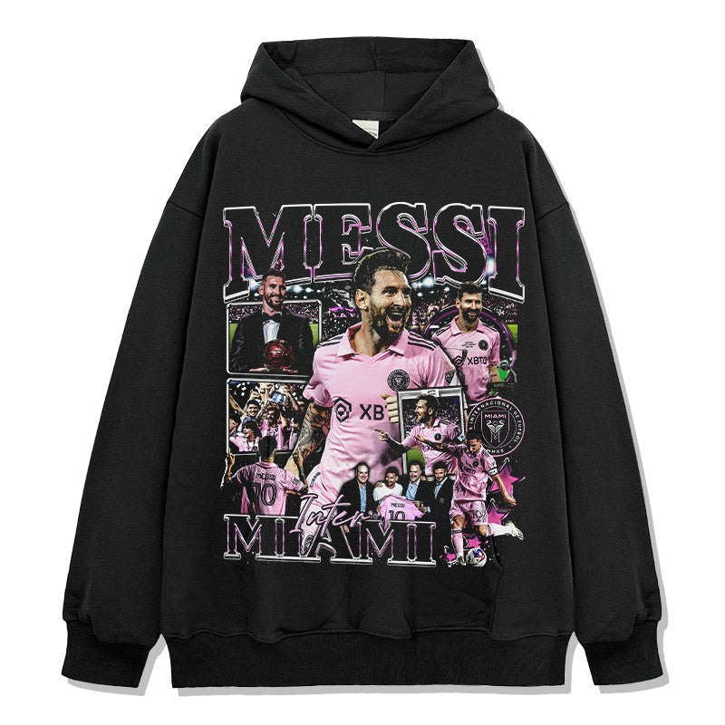 MESSI VINTAGE HOODIE · NUTMEG