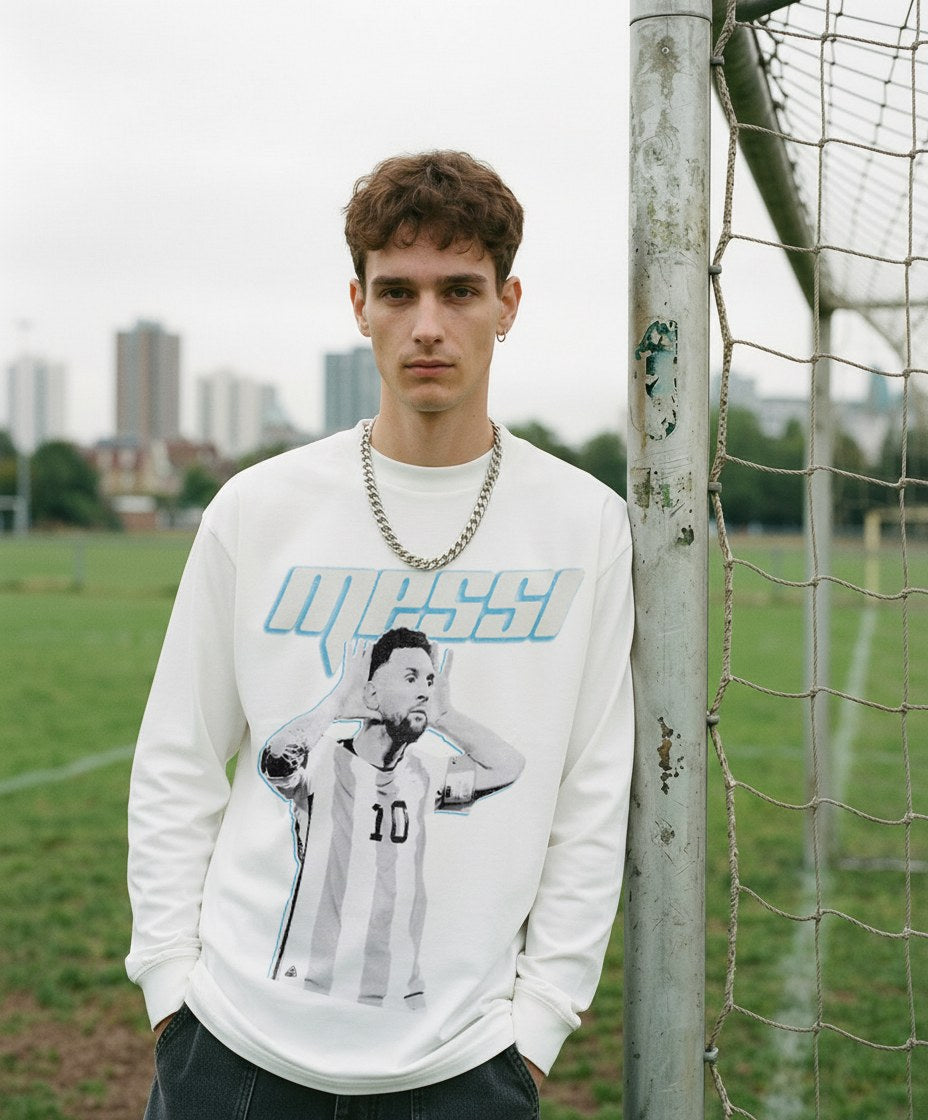 MESSI VINTAGE HOODIE · BICYCLE KICK