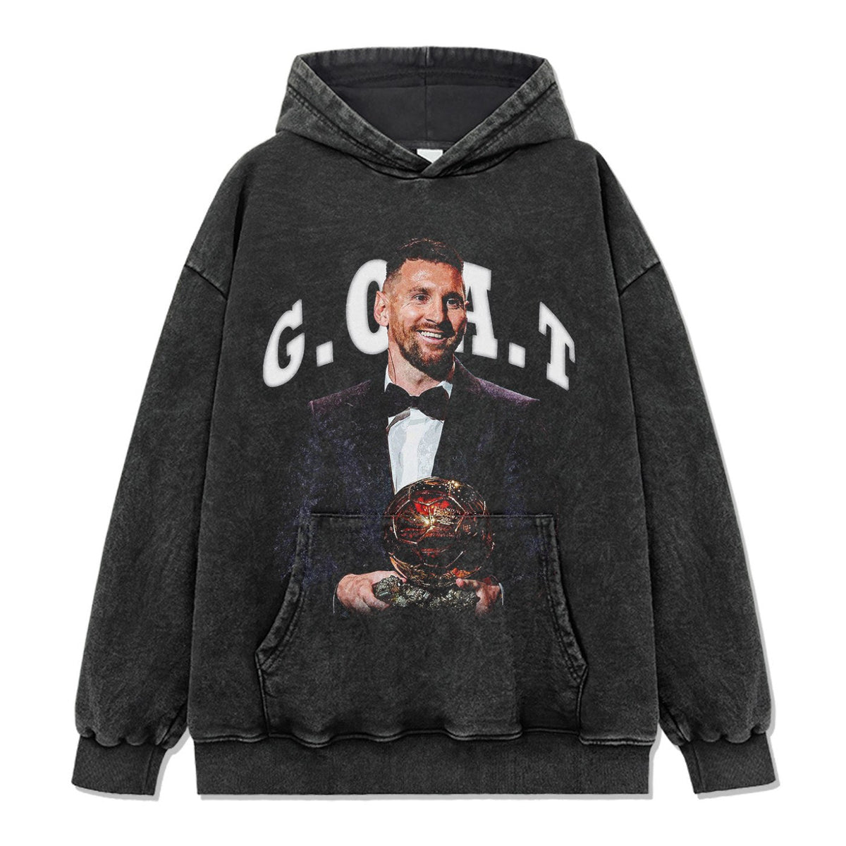 MESSI VINTAGE HOODIE · TOP BIN