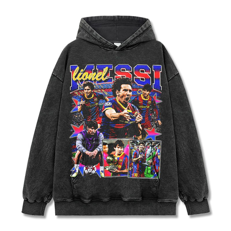 MESSI VINTAGE HOODIE · DERBY DAY