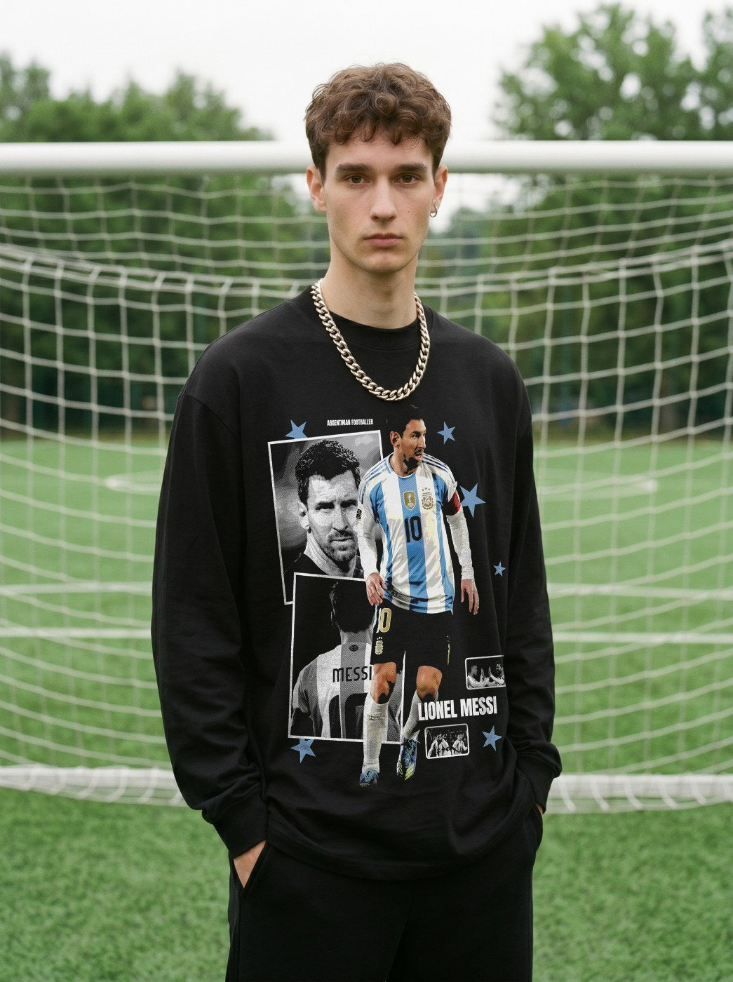 MESSI VINTAGE HOODIE · CURVA SUD