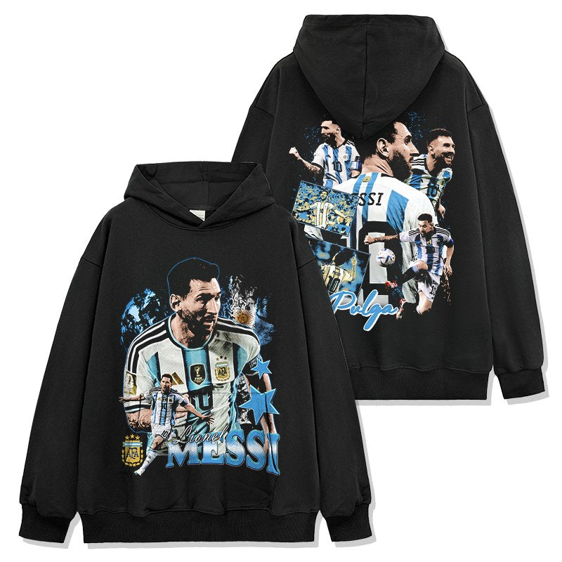 MESSI VINTAGE HOODIE · GOLDEN BOOT