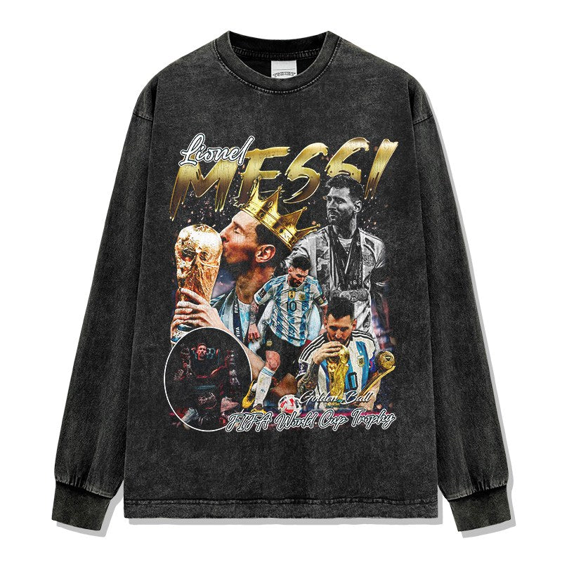 MESSI LONG SLEEVE · GOAT