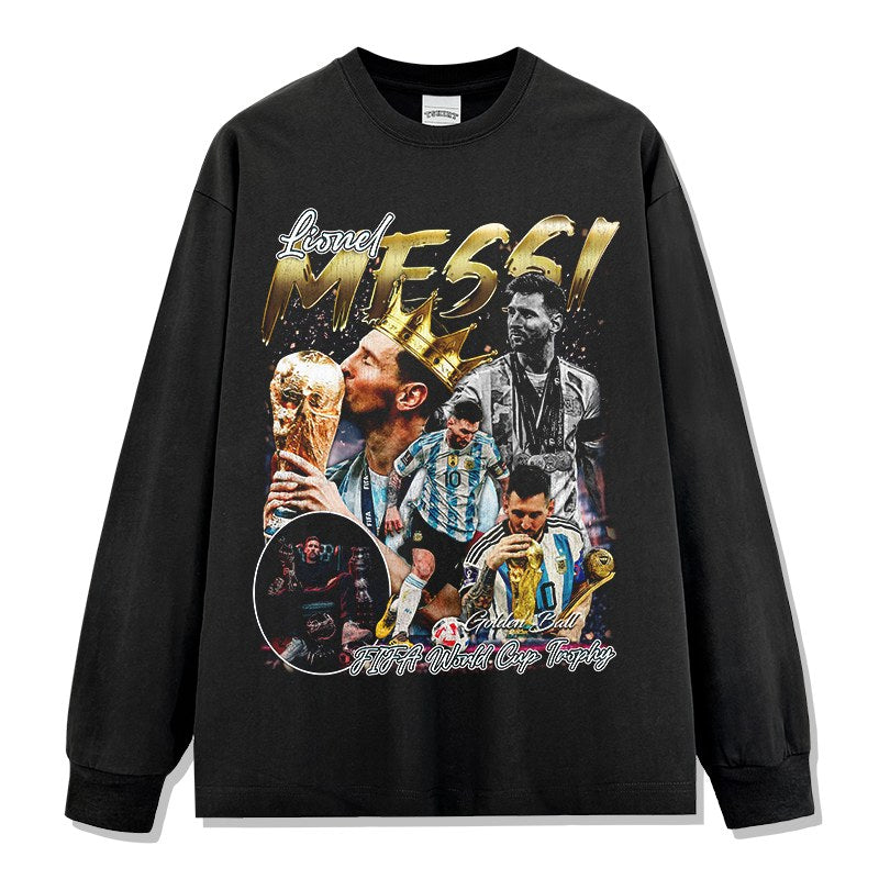 MESSI LONG SLEEVE · GOAT