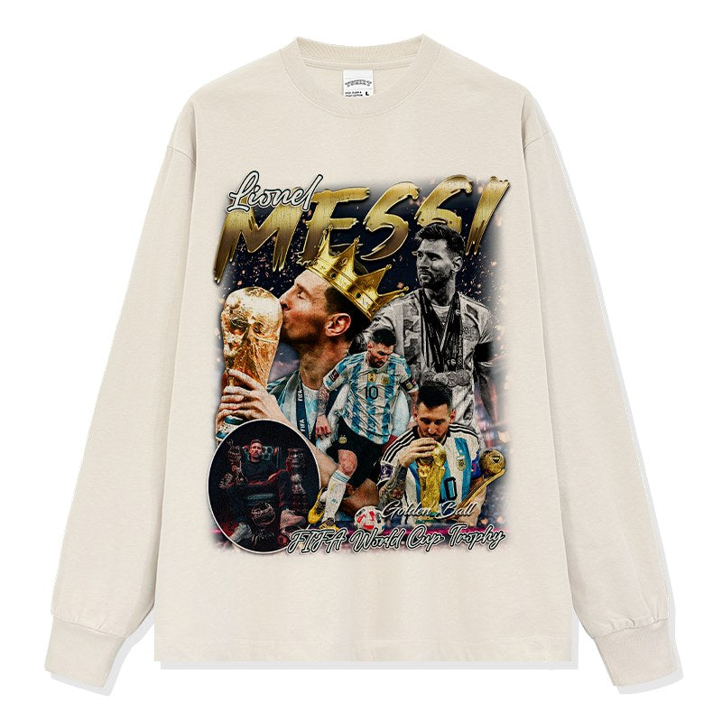 MESSI LONG SLEEVE · GOAT