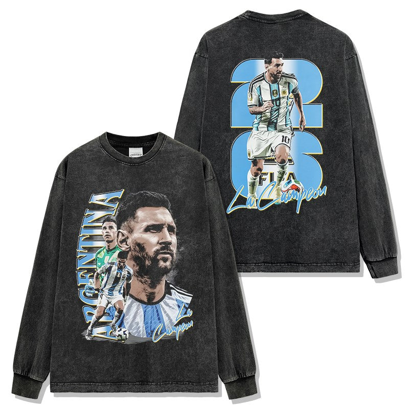MESSI LONG SLEEVE · FINAL WHISTLE