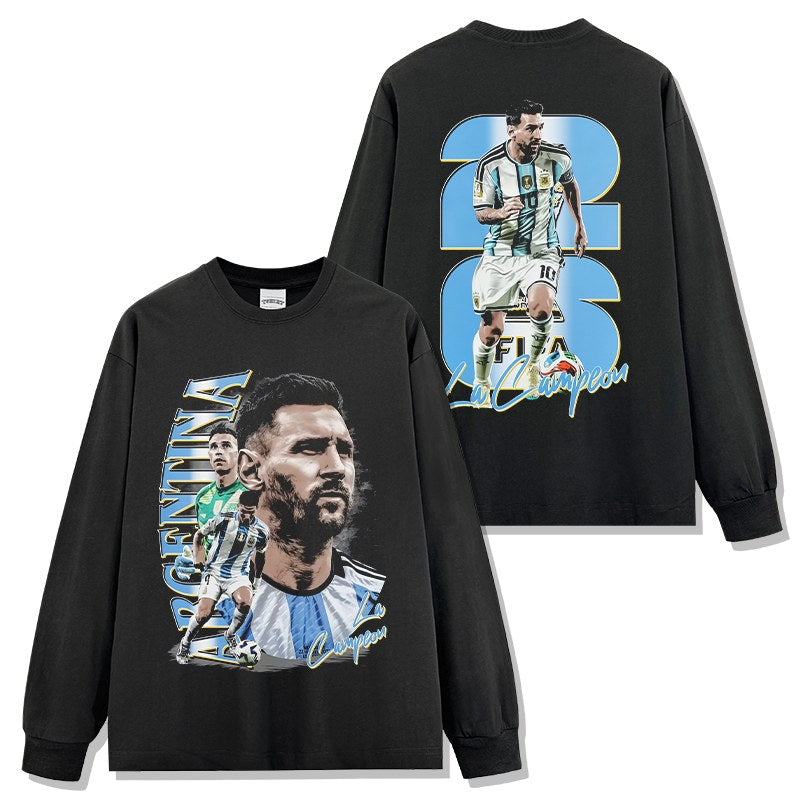 MESSI LONG SLEEVE · FINAL WHISTLE