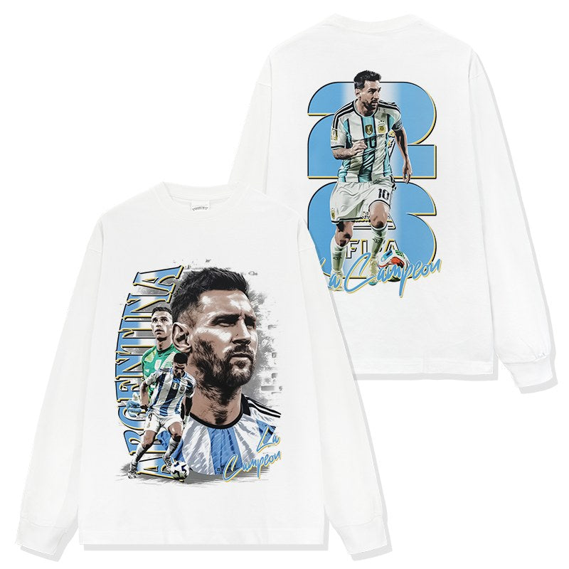 MESSI LONG SLEEVE · FINAL WHISTLE